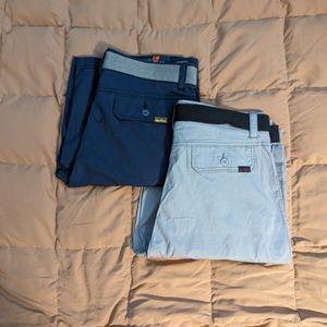 Wear First Cargo Shorts Men's, Size 34, 2 Pairs,NWT